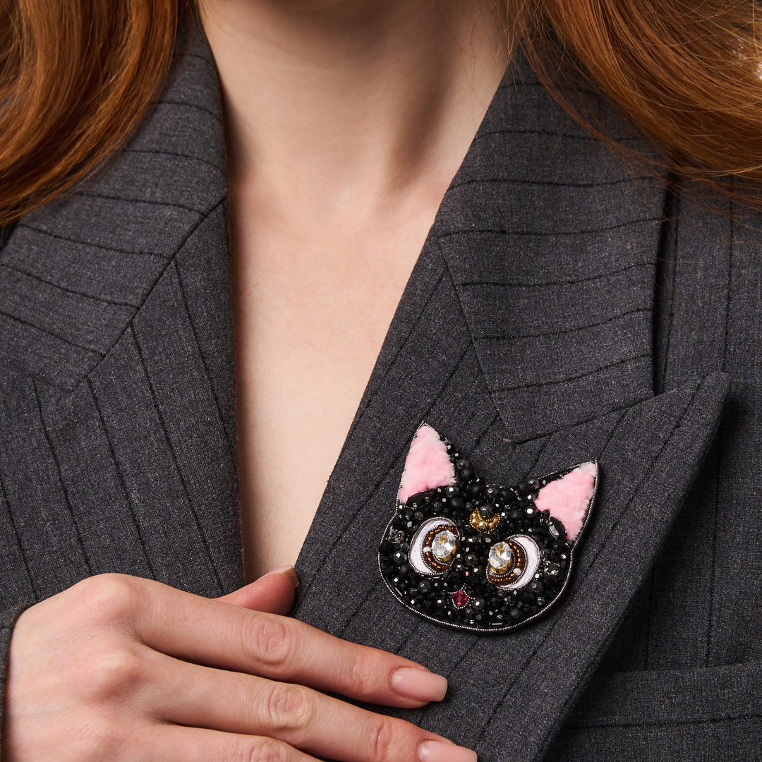 Sailor Moon Luna Cat Brooch