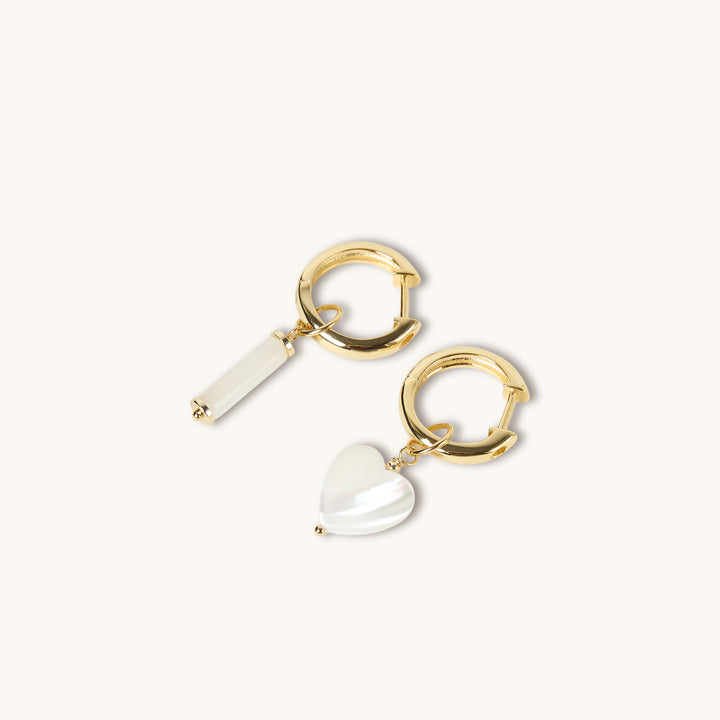 Heartstring Pearl Earrings