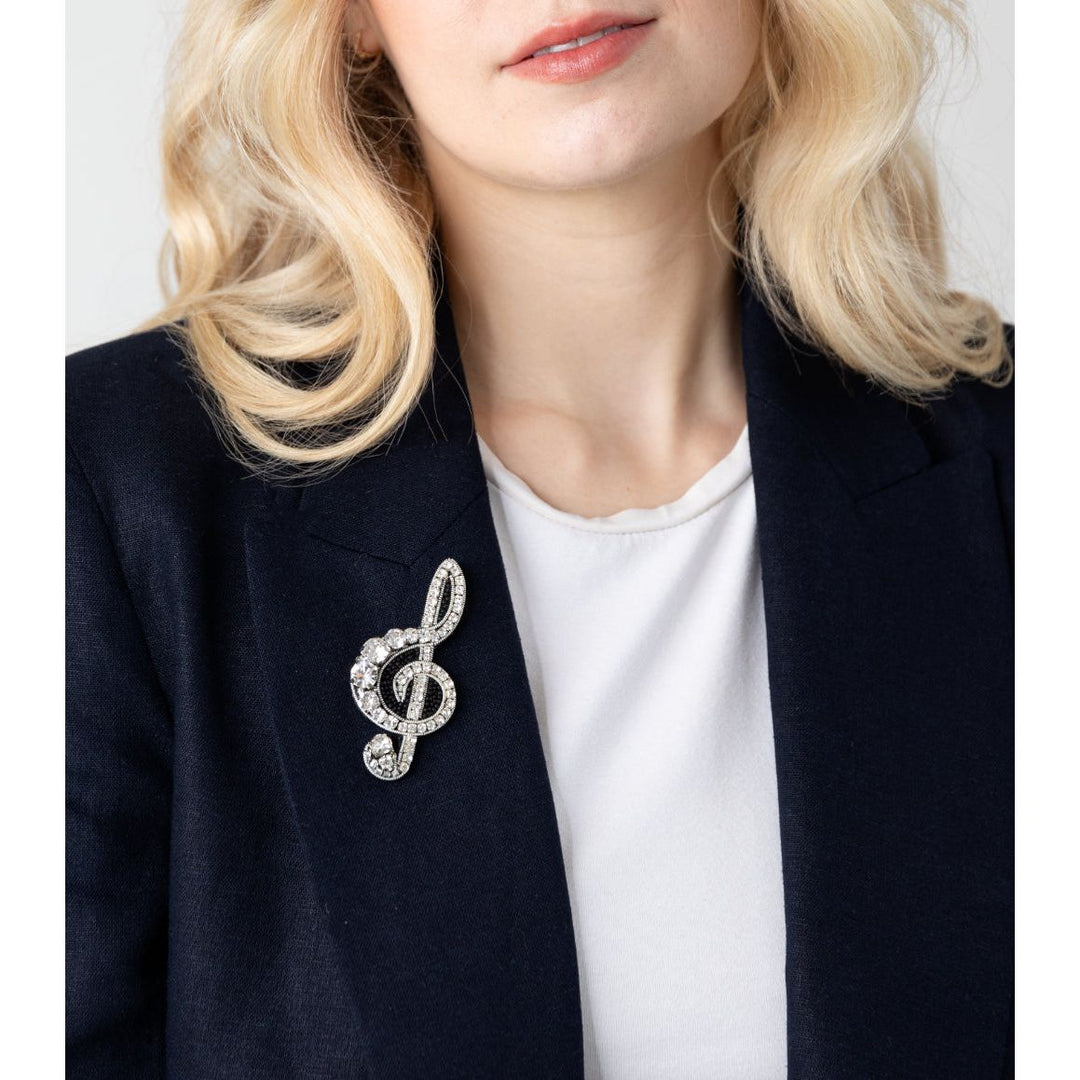 Musical Note Brooch