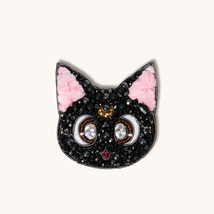 Sailor Moon Luna Cat Brooch