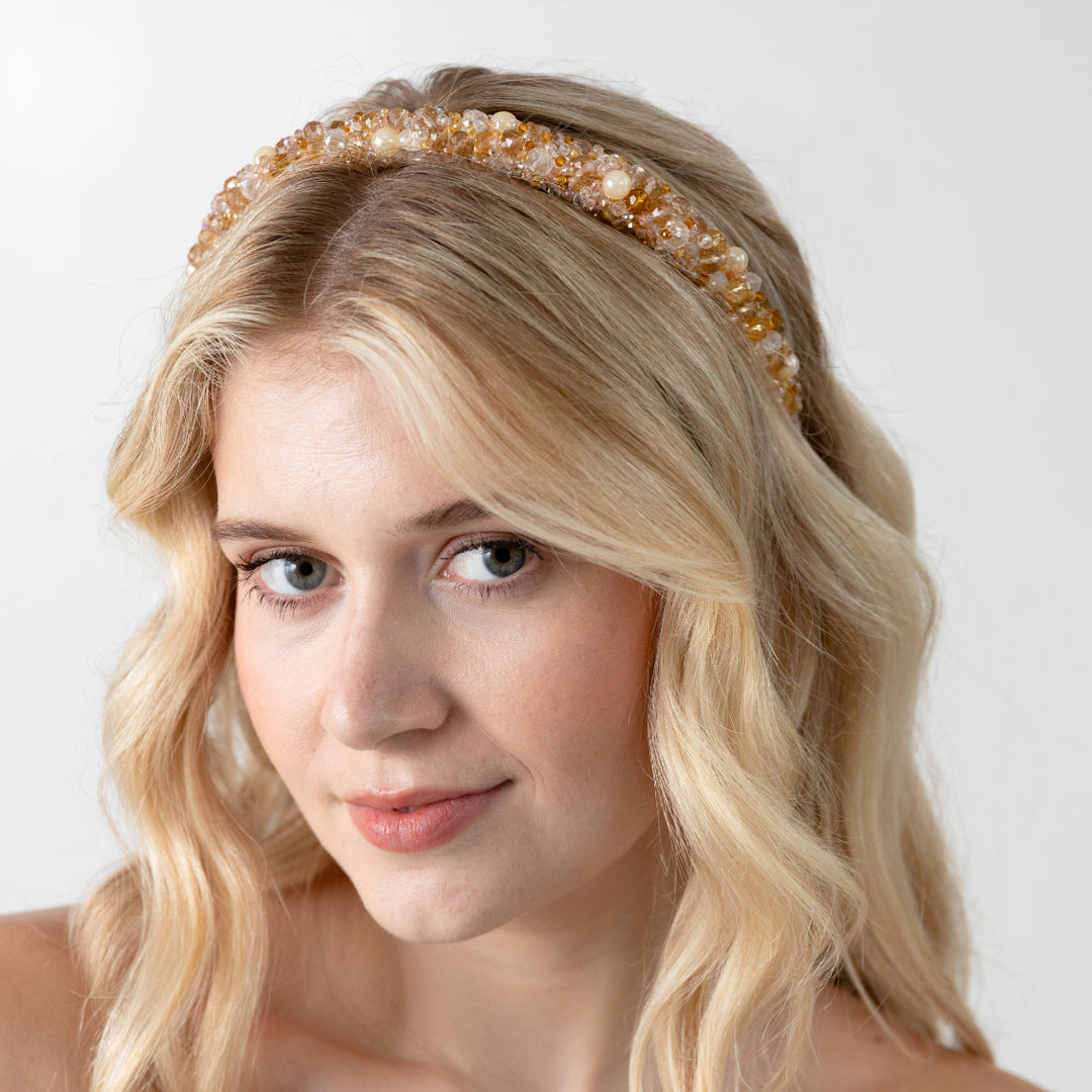 Venetian Headband Champagne