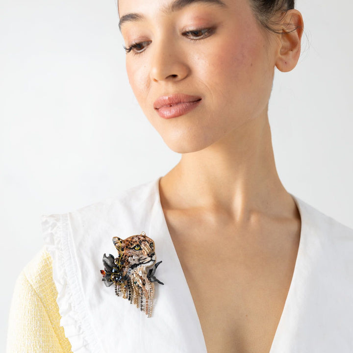 Leopard Brooch