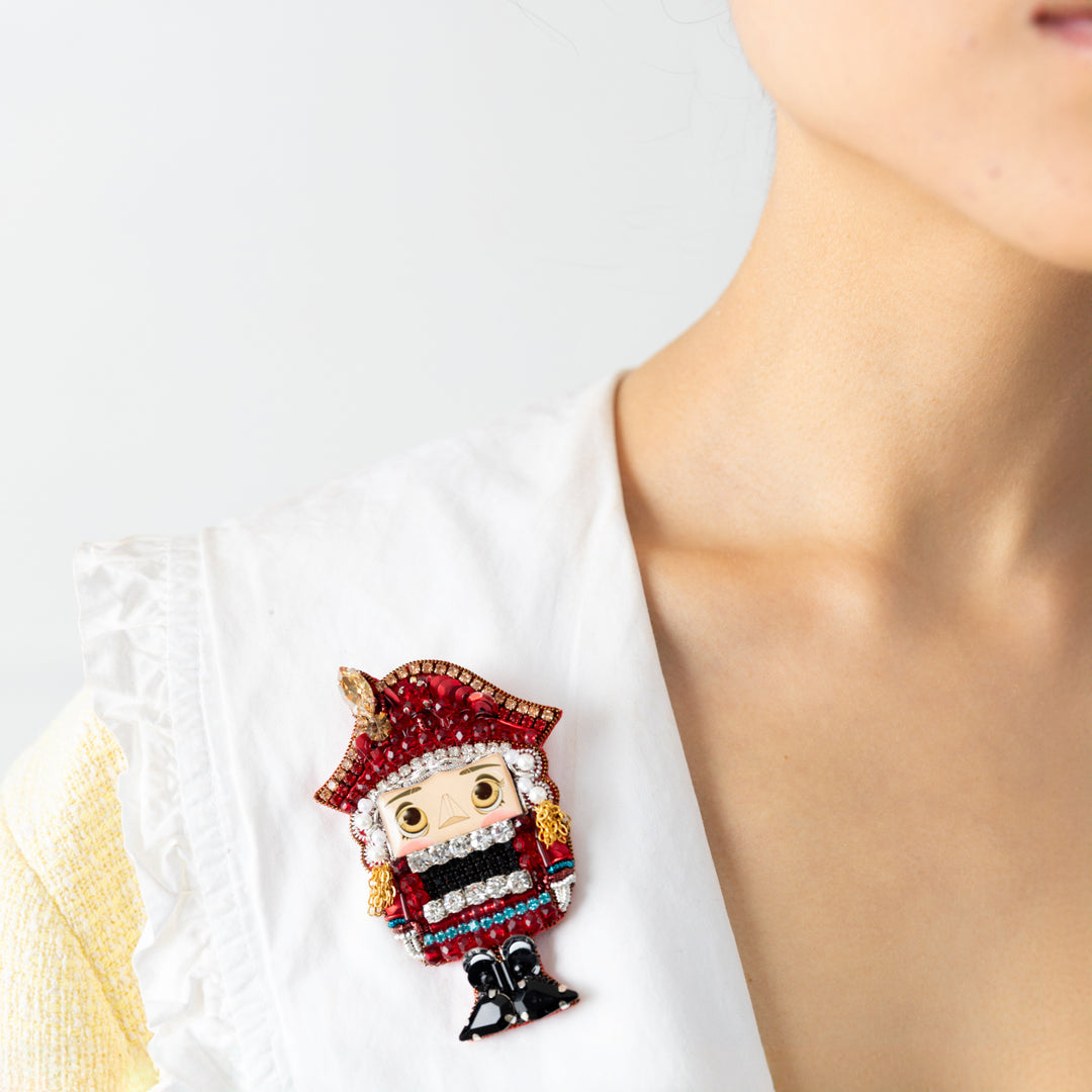 Nutcracker Brooch