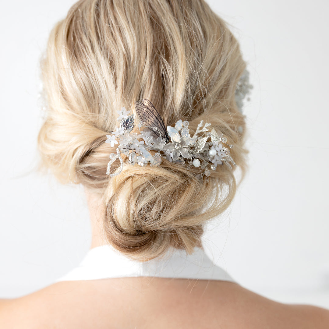 White Butterfly Hairpin