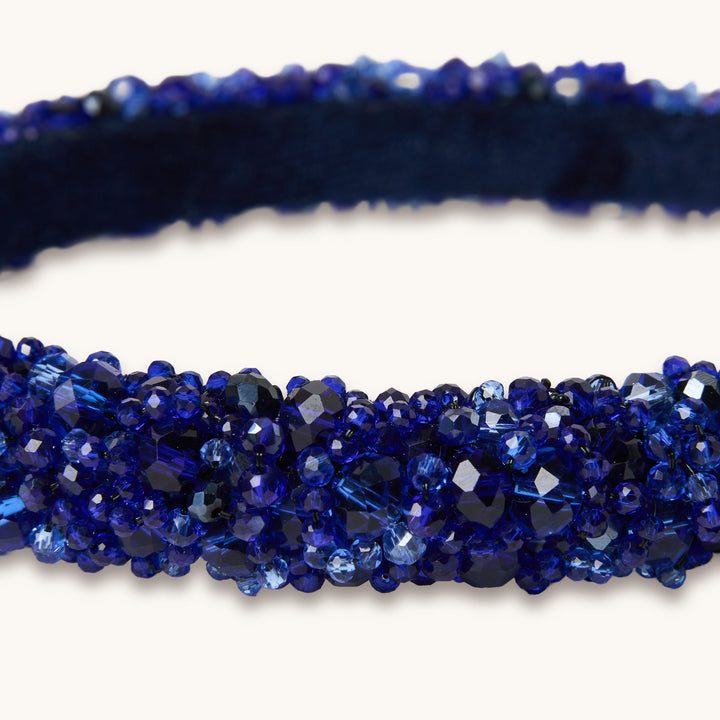 Venetian Wide Sapphire Headband