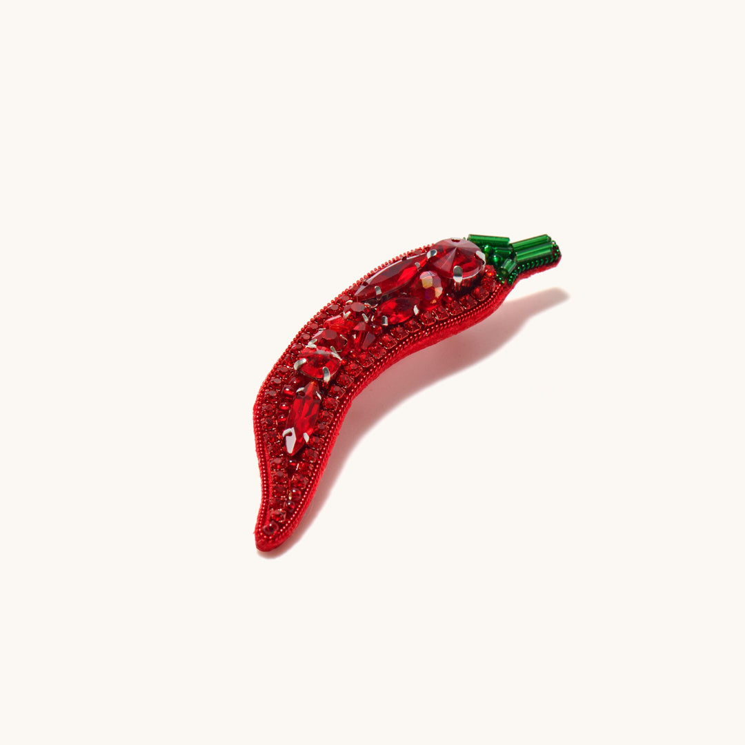 Chili Brooch 