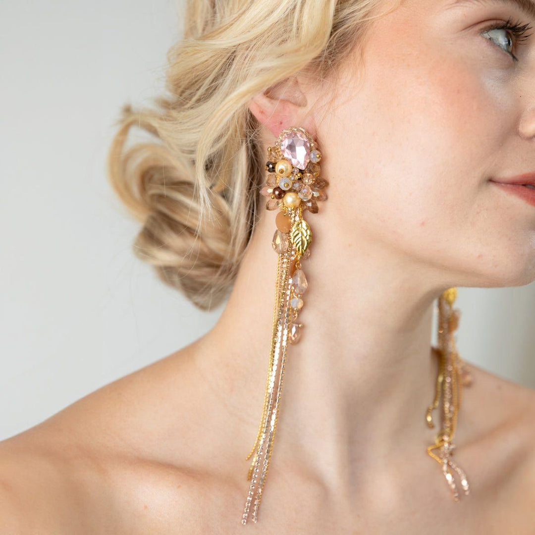 Dangle Gold Earrings