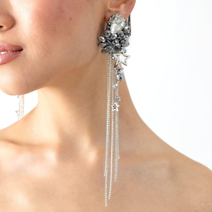 Dangle Silver Earrings