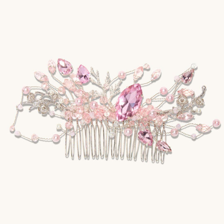 Hair Brooch Pink