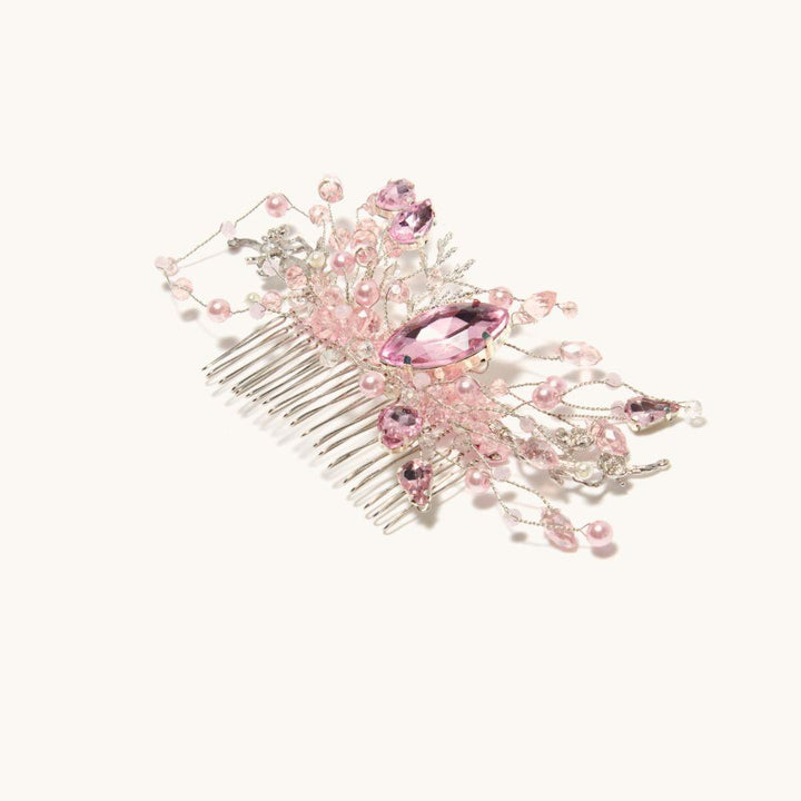 Hair Brooch Pink