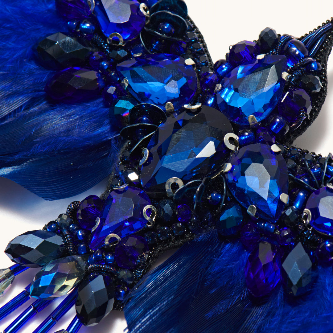 Phoenix Rising Sapphire Brooch Mini