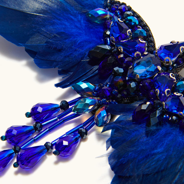 Phoenix Rising Sapphire Brooch