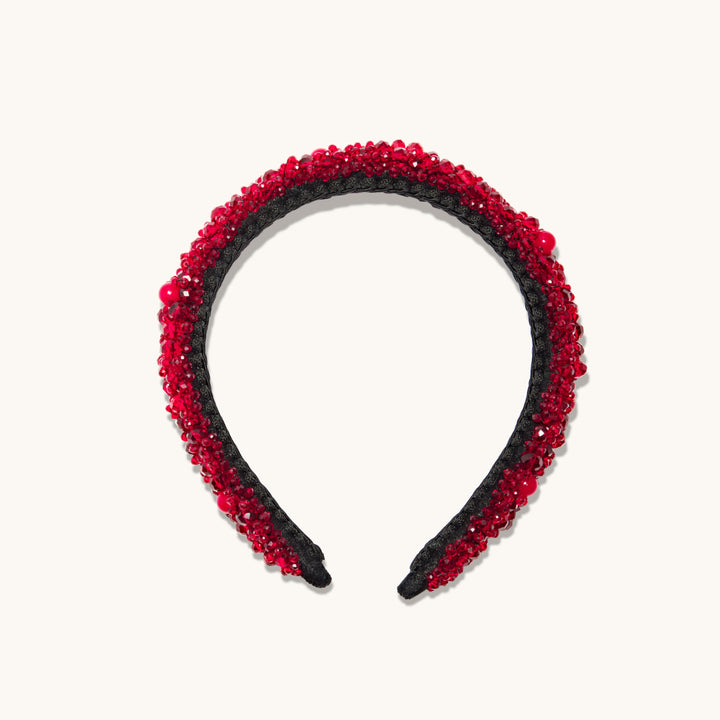 Venetian Wide Red Headband