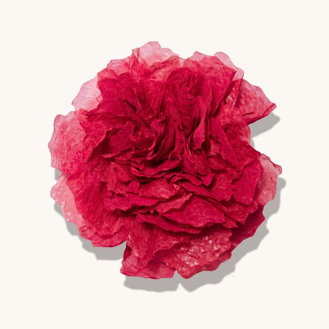 Rose Brooch Red