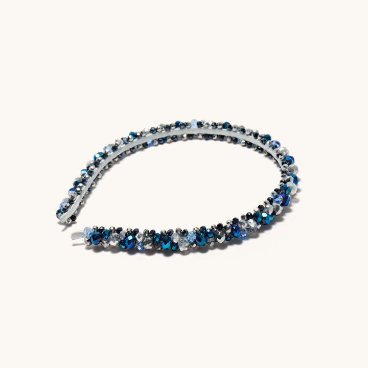 Sapphire Beaded Headband