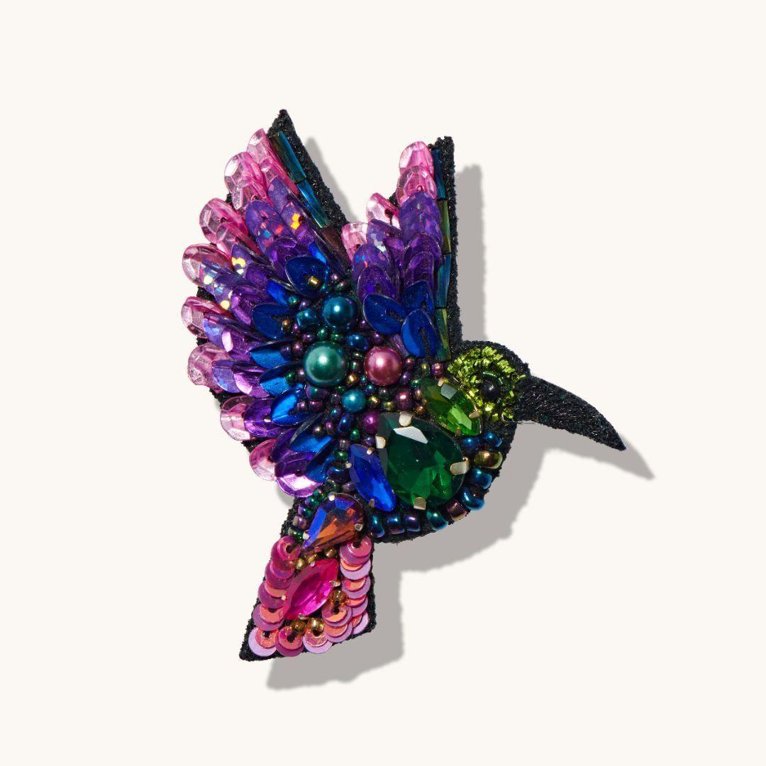 Sunbird Rhinestone Brooch