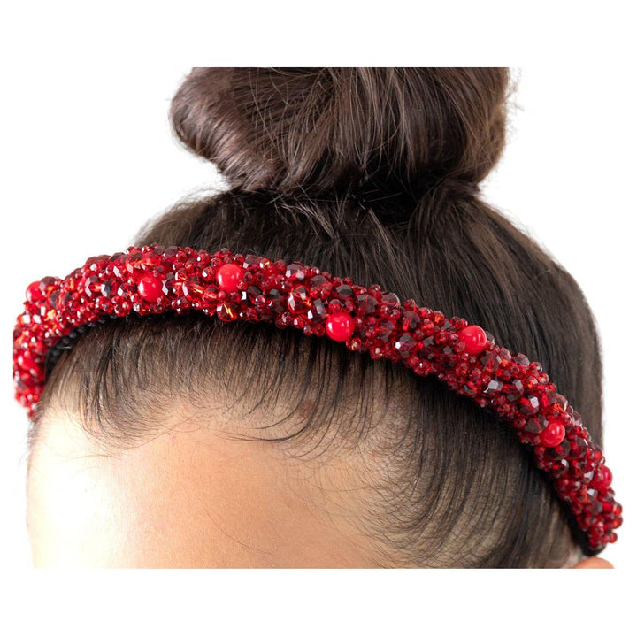 Venetian Wide Red Headband