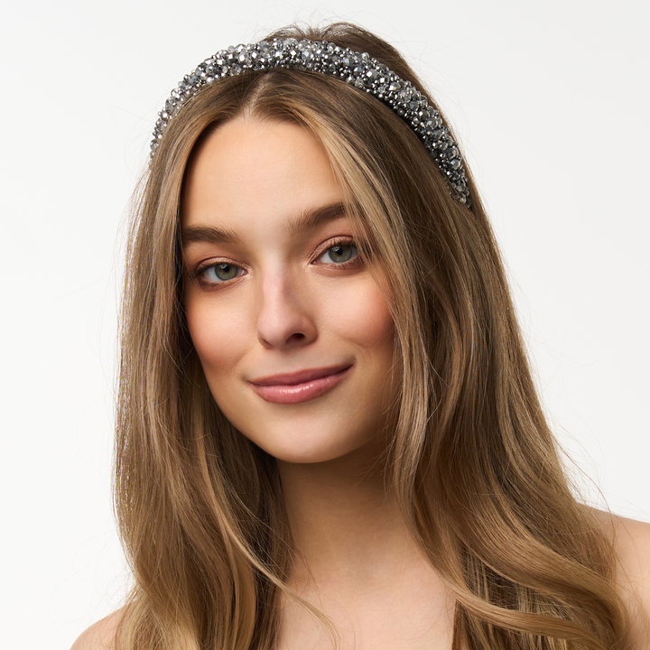 Venetian Wide Silver Headband